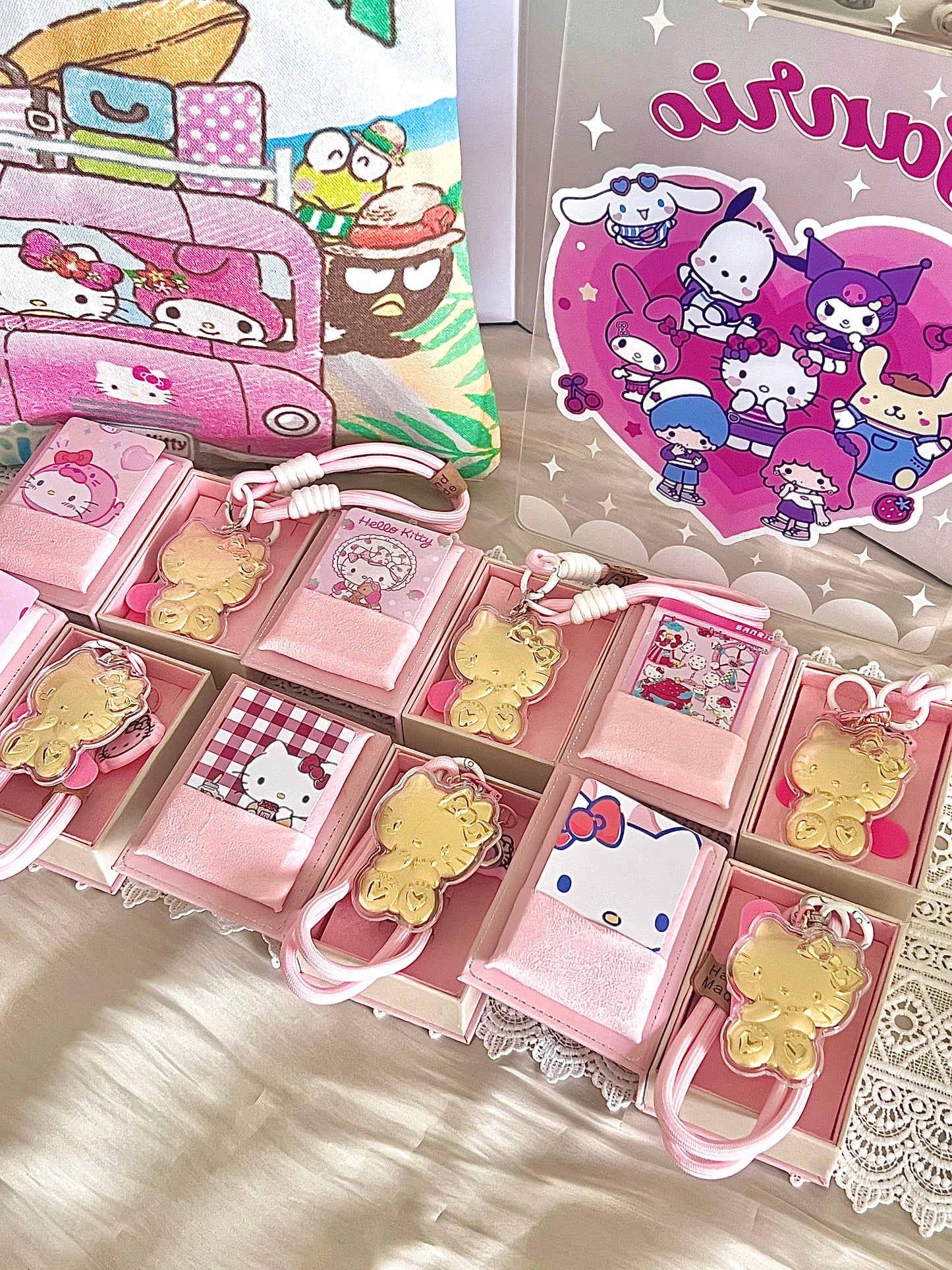 期間限定足金999 Kitty貓吊飾