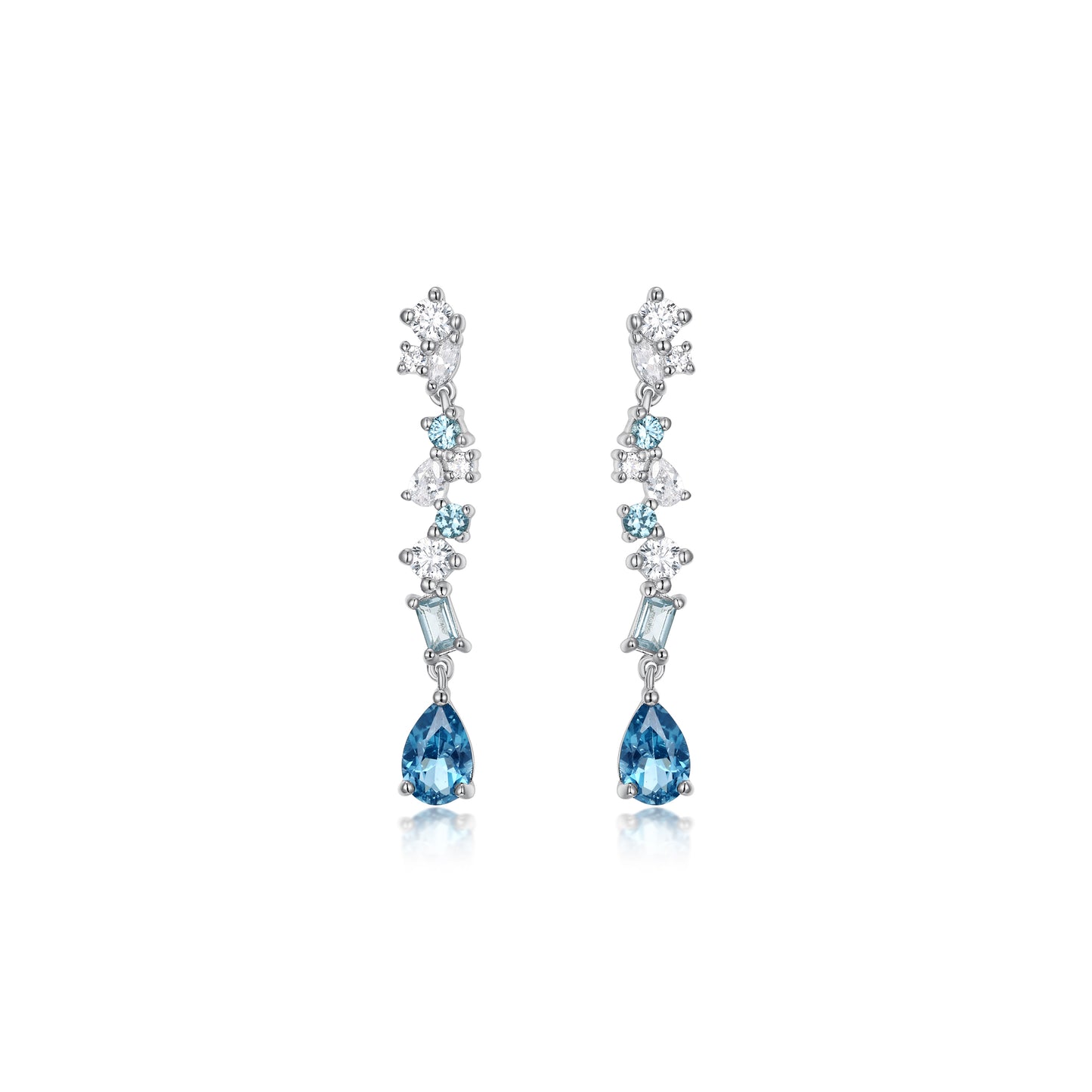 Auriella Stardust Topaz Dangle Earrings- Tears of Artemis