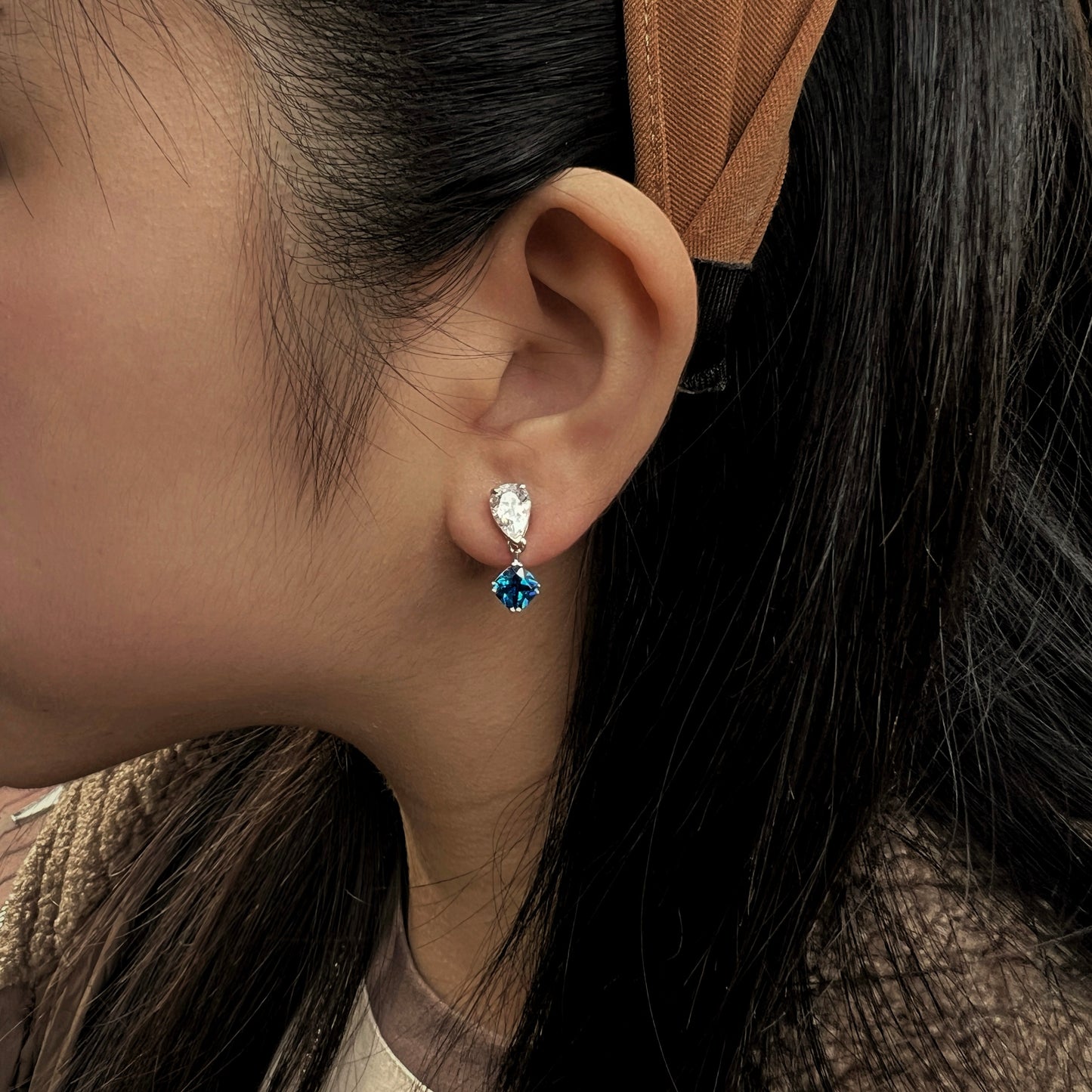 Auriella Drop Earrings 925 Silver