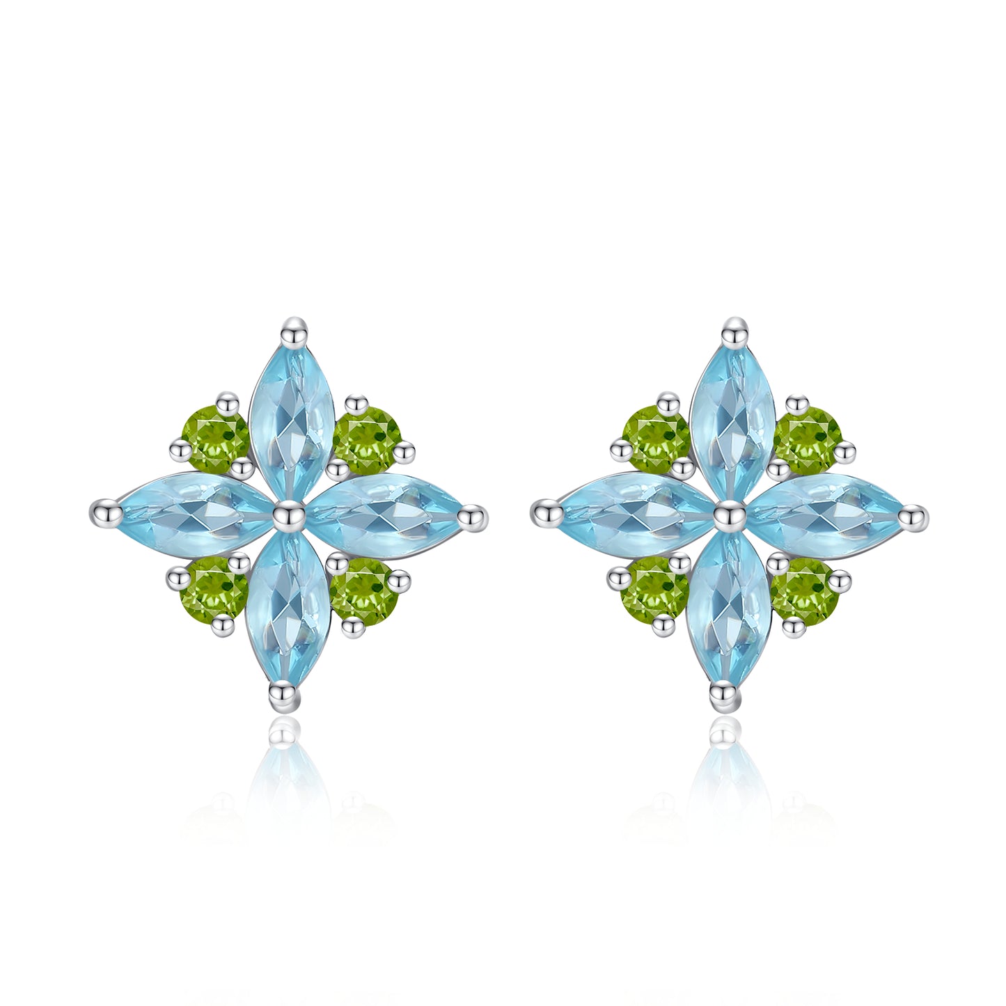 Auriella Geometric Square Shaped Stud Earrings
